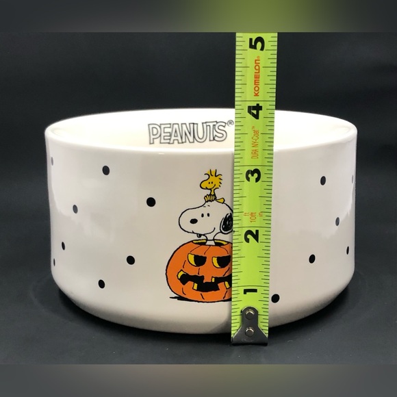Rae Dunn Peanuts Pet Dog Bowl Halloween Spooktacular Snoopy & Woodstock - Picture 8 of 16